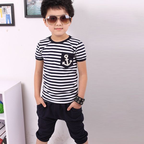boys navy striped short sleeve t-shirts toddler baby girls clothes summer children clothing sets kids tracksuit +pants suits, White
boys navy striped short sleeve t-shirts toddler baby girls clothes summer children clothing sets kids tracksuit +pants suits, White