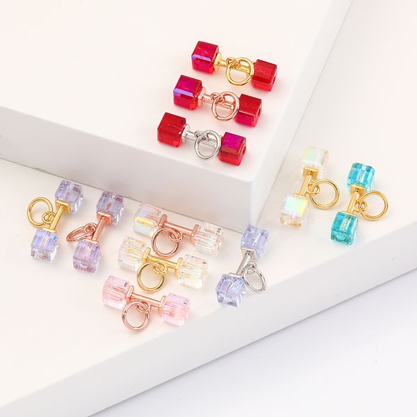 colored imitation crystal charms for jewelry making designer jewelry charms for diy earrings necklace bracelet charm copper, Bronze;silver
colored imitation crystal charms for jewelry making designer jewelry charms for diy earrings necklace bracelet charm copper, Bronze;silver
