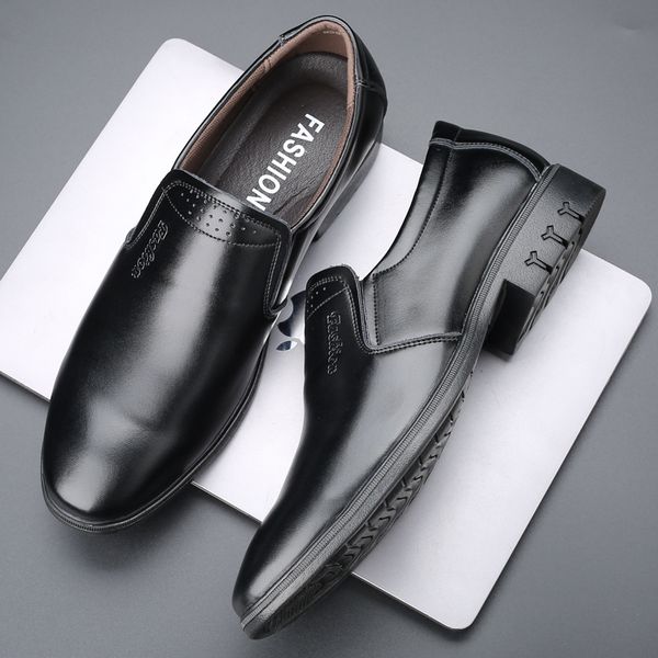 busins drs men's shoes 2021 spring simple fashion british set toe pointed cow leather, Black
busins drs men's shoes 2021 spring simple fashion british set toe pointed cow leather, Black