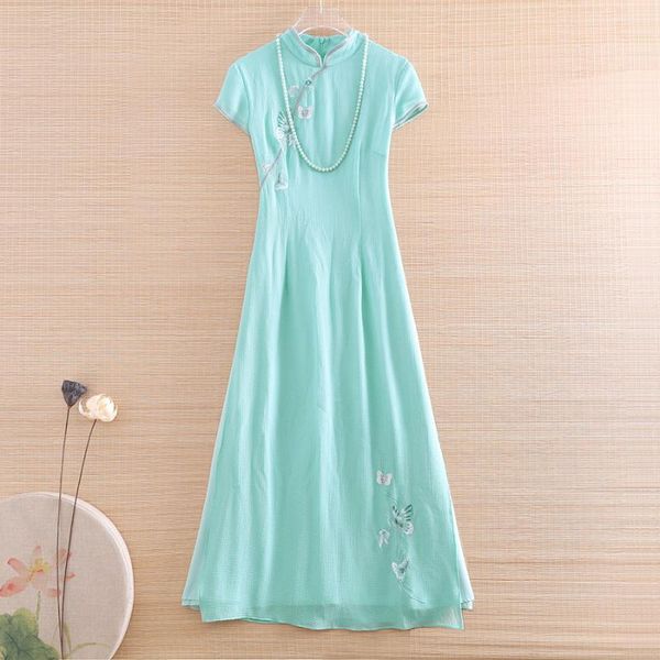 ethnic clothing hi-end summer women ao dai cheongsam dress embroidery butterfly slim elegant lady chinese style a-line party qiapo s-xxl, Red
ethnic clothing hi-end summer women ao dai cheongsam dress embroidery butterfly slim elegant lady chinese style a-line party qiapo s-xxl, Red