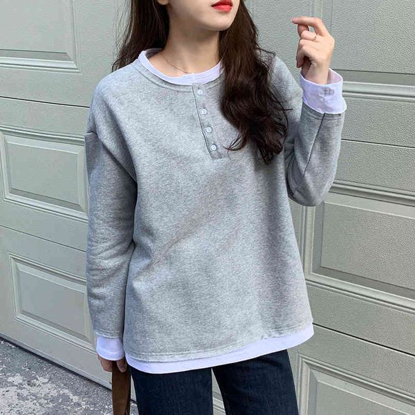 men's hoodies & sweatshirts female sweat hirts spring new oversized pullovers fake two korean wild pop jumper lady s 5rgx, Black
men's hoodies & sweatshirts female sweat hirts spring new oversized pullovers fake two korean wild pop jumper lady s 5rgx, Black