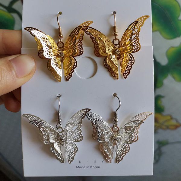 dangle & chandelier chinese style personality sweet girl women jewelry fashion simple multi-layer metal hollow butterfly earrings accessorie, Silver
dangle & chandelier chinese style personality sweet girl women jewelry fashion simple multi-layer metal hollow butterfly earrings accessorie, Silver