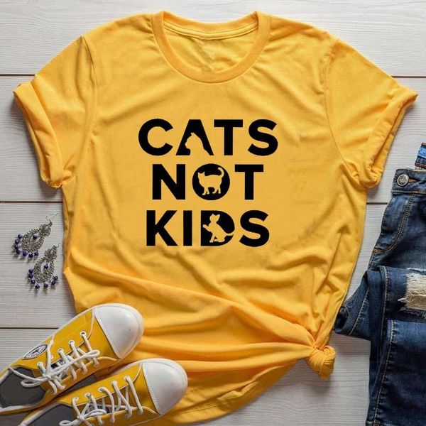 women's t-shirt cats not kids mom mama shirts fashion kawaii short sleeve tees funny graphic cotton o neck streetwear mother women, White
women's t-shirt cats not kids mom mama shirts fashion kawaii short sleeve tees funny graphic cotton o neck streetwear mother women, White