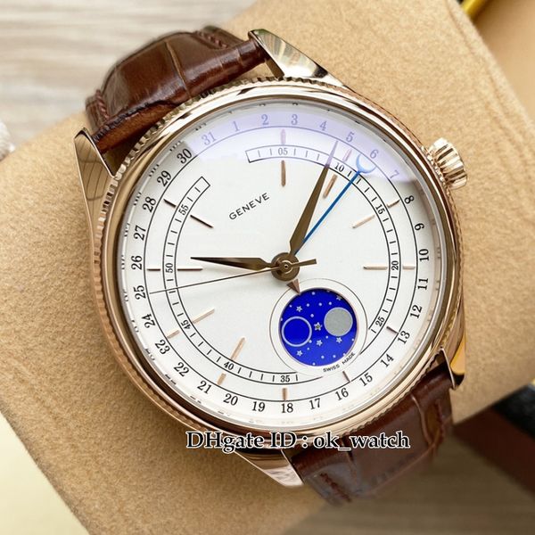 new 39mm watch m50535-0002 automatic mens watch moon phase rose gold case white dial brown leather strap gents sport watches folding clasp, Slivery;brown
new 39mm watch m50535-0002 automatic mens watch moon phase rose gold case white dial brown leather strap gents sport watches folding clasp, Slivery;brown