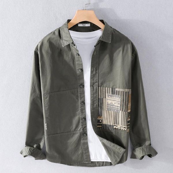 men's casual shirts suehaiwe's brand long sleeve cotton green shirt men fashion patchwork italy for camisa masculina chemise, White;black
men's casual shirts suehaiwe's brand long sleeve cotton green shirt men fashion patchwork italy for camisa masculina chemise, White;black