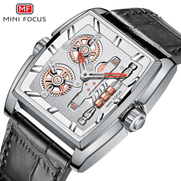 wristwatches mini focus men watch leather quartz clock fashion chronograph wristwatch male sport military relogio masculino 202, Slivery;brown
wristwatches mini focus men watch leather quartz clock fashion chronograph wristwatch male sport military relogio masculino 202, Slivery;brown