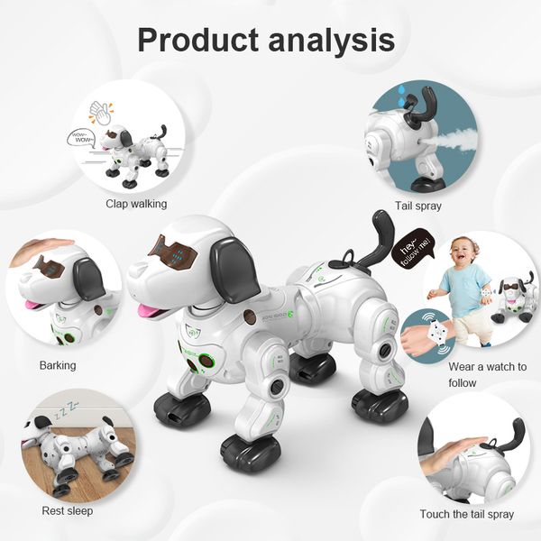 electronic animal pets rc robot dog voice remote control spray robot pet electronic pet toy toys music song toy for kids rc toys
electronic animal pets rc robot dog voice remote control spray robot pet electronic pet toy toys music song toy for kids rc toys
