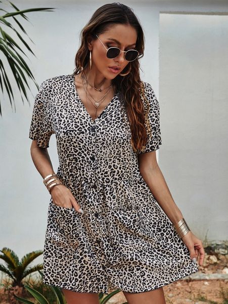 emery rose leopard pattern pocket front kimono u9fe#, White;black
emery rose leopard pattern pocket front kimono u9fe#, White;black