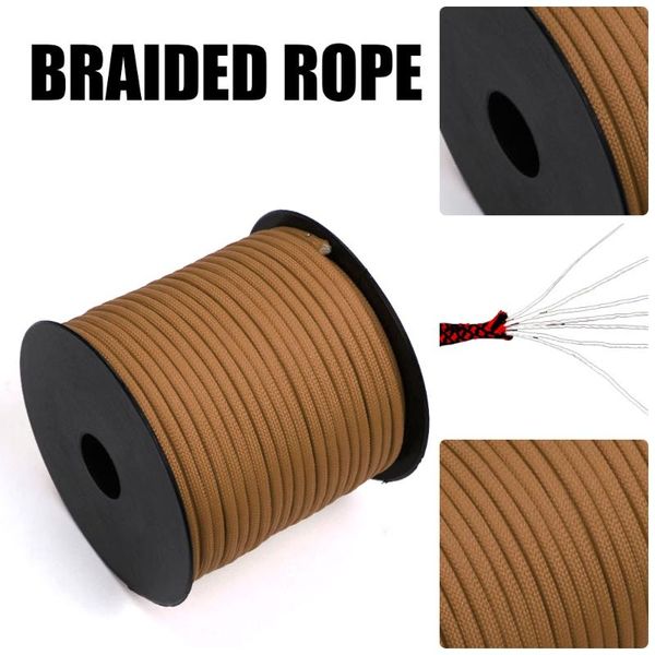 cords, slings and webbing 7-core parachute paracord 50m outdoor mountain camping polyester survival lanyard bracelet emergency equipment bla
cords, slings and webbing 7-core parachute paracord 50m outdoor mountain camping polyester survival lanyard bracelet emergency equipment bla