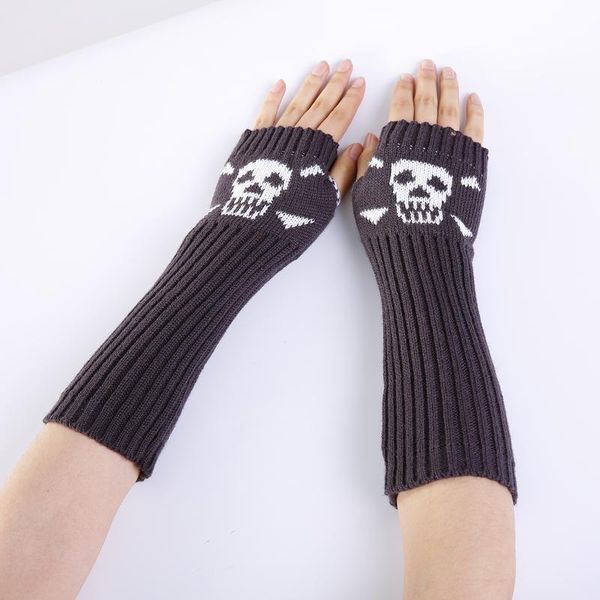 five fingers gloves women winter wrist arm warmer skull knitted long fingerless party coslpay mitten halloween women' sleeve, Blue;gray
five fingers gloves women winter wrist arm warmer skull knitted long fingerless party coslpay mitten halloween women' sleeve, Blue;gray