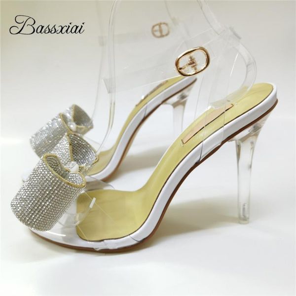 clear pvc transparent ankle strappy sandals women crystal high heel jeweled rhinestone butterfly-knot summer sandalias, Black
clear pvc transparent ankle strappy sandals women crystal high heel jeweled rhinestone butterfly-knot summer sandalias, Black