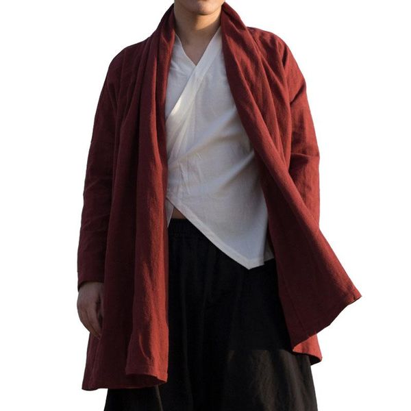 men's trench coats spring and autumn plus size jacket male chinese style linen mid-length loose solid color simple thin windbreaker, Tan;black
men's trench coats spring and autumn plus size jacket male chinese style linen mid-length loose solid color simple thin windbreaker, Tan;black