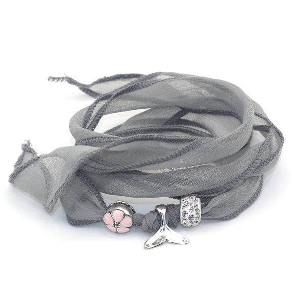 charm bracelets arrival 10 colors sari silk ribbon wrap yoga whale tail pink flower and crystal disco ball fashion women bracelet, Golden;silver
charm bracelets arrival 10 colors sari silk ribbon wrap yoga whale tail pink flower and crystal disco ball fashion women bracelet, Golden;silver