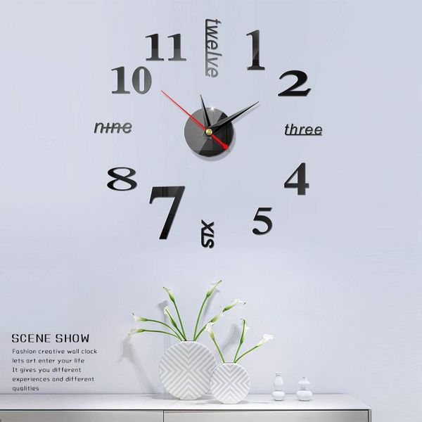 3d wall clock frameless digital mirror wall sticker creative diy stereo mute clock removable art picture sticker home decor
3d wall clock frameless digital mirror wall sticker creative diy stereo mute clock removable art picture sticker home decor