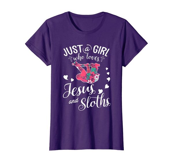 Just A Girl Who Loves Jesus And Sloths T Shirt Farmer Lover, Mainly pictures
