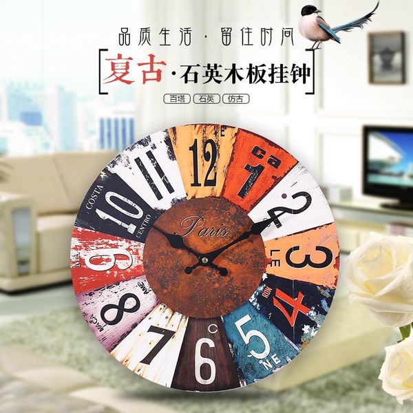 wall clocks nordic retro clock living room home art personality simple creative decor wj021818
wall clocks nordic retro clock living room home art personality simple creative decor wj021818