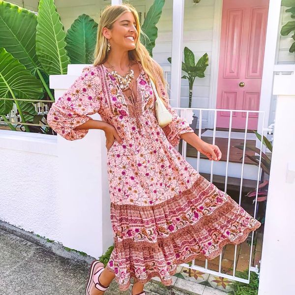 2021 new lantern long sleeve women dresses beach tunic rayon pink floral print autumn dress cotton casual vestidos robe ezqf, White
2021 new lantern long sleeve women dresses beach tunic rayon pink floral print autumn dress cotton casual vestidos robe ezqf, White