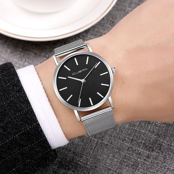 wristwatches men watch luxury quartz stainless steel dial casual bracelet man arrival in wrist watches relogios masculinos, Slivery;brown
wristwatches men watch luxury quartz stainless steel dial casual bracelet man arrival in wrist watches relogios masculinos, Slivery;brown