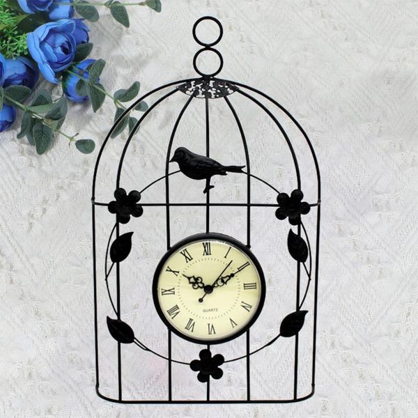 1pc iron art birdcage wall clock digital hanging clock creative art decor without battery for home office living room bedroom (w
1pc iron art birdcage wall clock digital hanging clock creative art decor without battery for home office living room bedroom (w