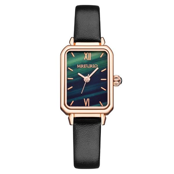 wristwatches women watches 2021 fashion square ladies quartz watch bracelet set green dial simple luxury female, Slivery;brown
wristwatches women watches 2021 fashion square ladies quartz watch bracelet set green dial simple luxury female, Slivery;brown