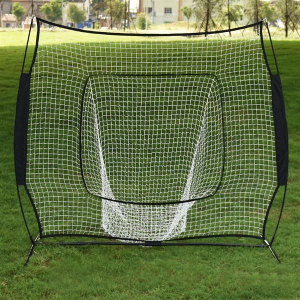 teenager baseball training net rack rebound goal black sleevelet target radius & black baked iron pipe for indoor outdoor
teenager baseball training net rack rebound goal black sleevelet target radius & black baked iron pipe for indoor outdoor