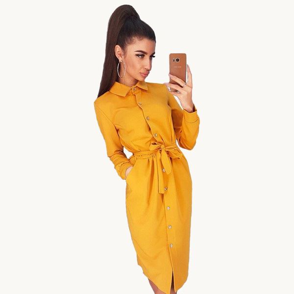 casual dresses fashion turn-down collar office ladies long party shirt dress women solid full sleeve plus size loose maxi autumn, Black;gray
casual dresses fashion turn-down collar office ladies long party shirt dress women solid full sleeve plus size loose maxi autumn, Black;gray