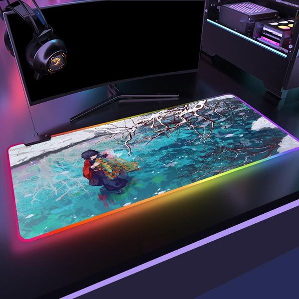 mouse pads & wrist rests demon slayer pad rgb kamado tanjirou gamer computer mousepad led backlit mause large mausepad for desk keyboard mic
mouse pads & wrist rests demon slayer pad rgb kamado tanjirou gamer computer mousepad led backlit mause large mausepad for desk keyboard mic