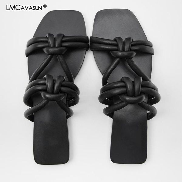 lmcavasun women's shoes black tubular leather women slippers summer flat fashion sandals shoes
lmcavasun women's shoes black tubular leather women slippers summer flat fashion sandals shoes