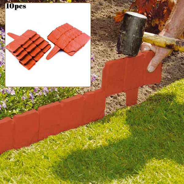 fencing, trellis & gates 10pcs garden fence edging cobbled diy plastic stone effect lawn plant border decor landscape grounding
fencing, trellis & gates 10pcs garden fence edging cobbled diy plastic stone effect lawn plant border decor landscape grounding