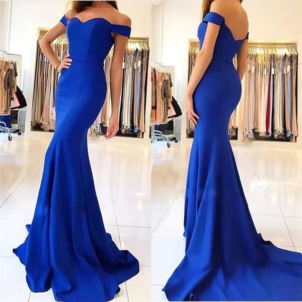 party dresses royal blue mermaid evening 2021 off shoulder simple long satin plus size abendkleider prom gowns, White;black
party dresses royal blue mermaid evening 2021 off shoulder simple long satin plus size abendkleider prom gowns, White;black