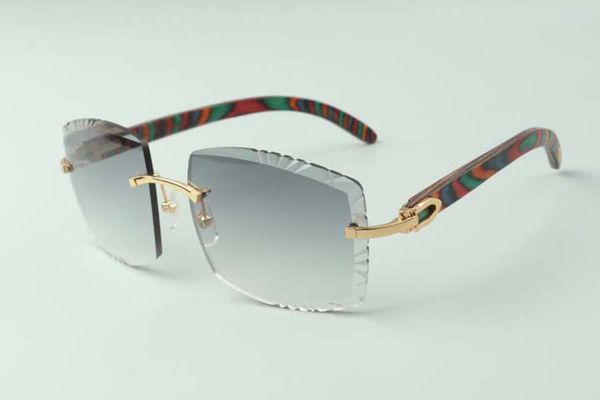 2021 style high-end designers sunglasses 3524022, cutting lens natural peacock wooden temples glasses, size: 58-18-135mm, White;black
2021 style high-end designers sunglasses 3524022, cutting lens natural peacock wooden temples glasses, size: 58-18-135mm, White;black