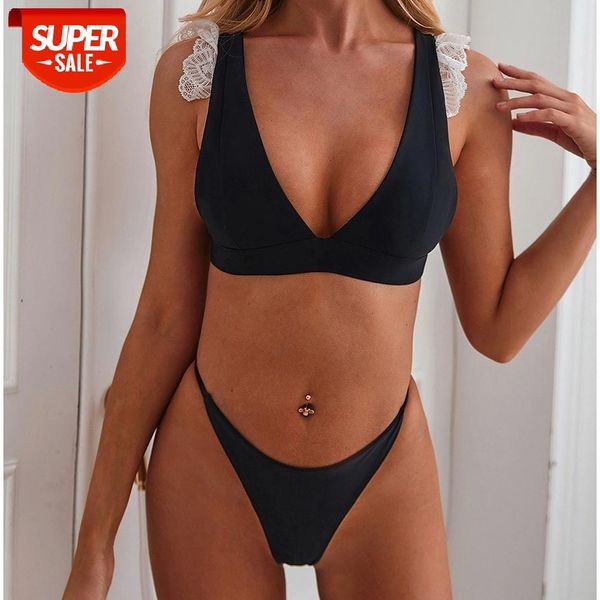 lace bikini 2021 women`s swimsuit black thong bikinis set summer female beachwear swimming for swimwear woman bathing suit #7m82, White;black
lace bikini 2021 women`s swimsuit black thong bikinis set summer female beachwear swimming for swimwear woman bathing suit #7m82, White;black