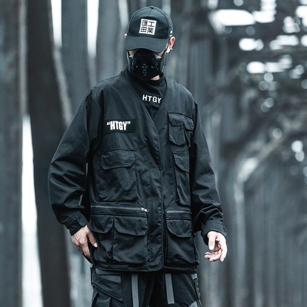 hip hop streetwear jackets men autumn multi pocket dark tactical function jacket hoody windbreaker coats kg-263, Black;brown
hip hop streetwear jackets men autumn multi pocket dark tactical function jacket hoody windbreaker coats kg-263, Black;brown