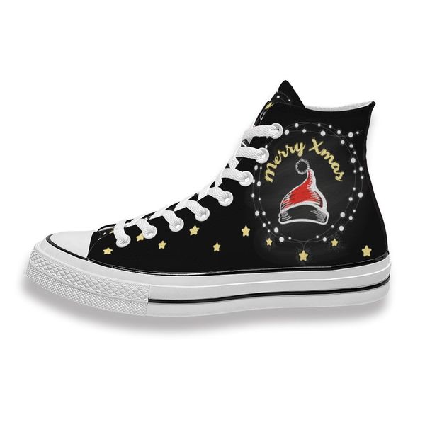 custom printed cute merry christmas hat sneakers high mens womens running shoes skateboard diy trainers canvas casual shoe
custom printed cute merry christmas hat sneakers high mens womens running shoes skateboard diy trainers canvas casual shoe