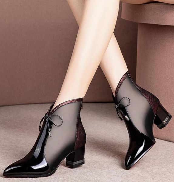 boots women summer pointed pumps sandals high heels 5.5 cm female shoes breathable ankle mujer, Black
boots women summer pointed pumps sandals high heels 5.5 cm female shoes breathable ankle mujer, Black