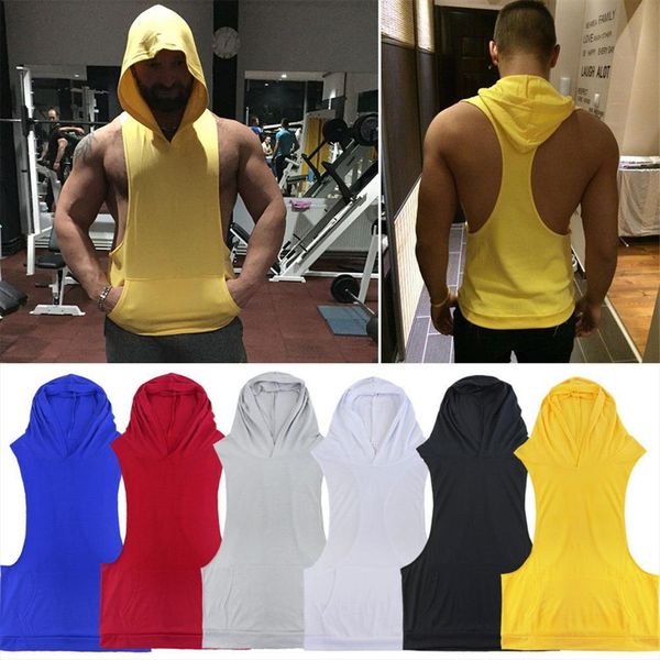 mens solid sleeveless muscle hooded open forked tank bodybuilding gym workout fitness vest pullover xl, White;black
mens solid sleeveless muscle hooded open forked tank bodybuilding gym workout fitness vest pullover xl, White;black