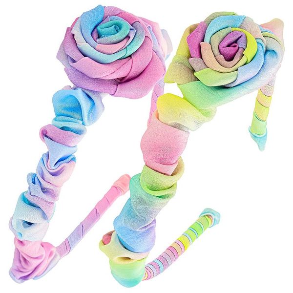 hair accessories tie dye headbands for girls, satin rosette head band kids, ruched headband, Slivery;white
hair accessories tie dye headbands for girls, satin rosette head band kids, ruched headband, Slivery;white