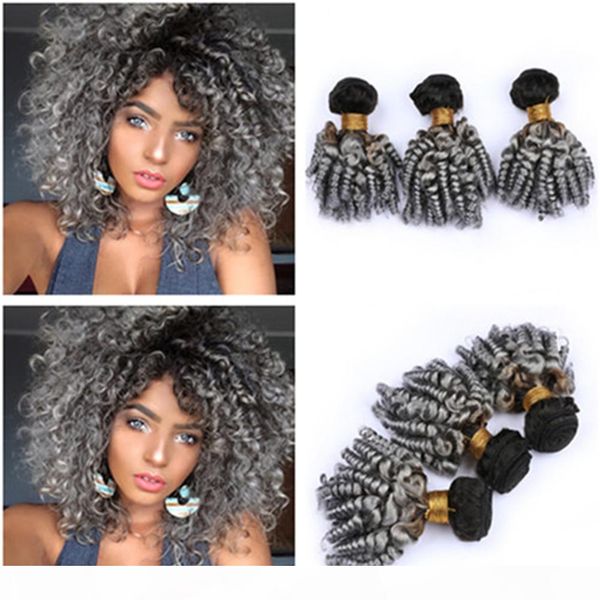 silver grey ombre indian human hair aunty funmi bundle deals 3pcs #1b grey ombre bouncy curly virgin hair weave bundles double wefts, Black
silver grey ombre indian human hair aunty funmi bundle deals 3pcs #1b grey ombre bouncy curly virgin hair weave bundles double wefts, Black
