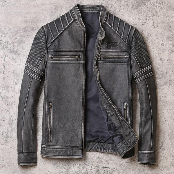 men's leather & faux 2021 vintage black american motorcycle style genuine jacket men plus size 5xl real natural cowhide slim fit biker&
men's leather & faux 2021 vintage black american motorcycle style genuine jacket men plus size 5xl real natural cowhide slim fit biker&