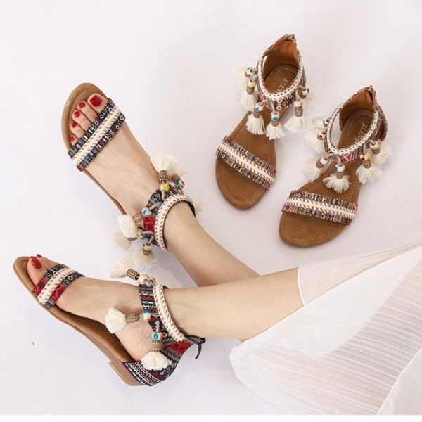 sandals sarairis fashion plus size 42 gladiator comfy women summer flat with fringe zipper patchwork shoes, Black
sandals sarairis fashion plus size 42 gladiator comfy women summer flat with fringe zipper patchwork shoes, Black