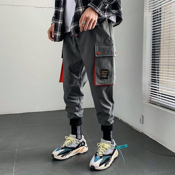 men's pants 2021 summer overalls jogger harajuku casual side pocket streetwear multi-pocket trousers, Black
men's pants 2021 summer overalls jogger harajuku casual side pocket streetwear multi-pocket trousers, Black