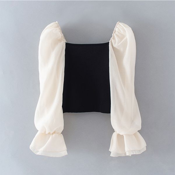 2021 new women spring summer blouse sleeve sweet womens shirt female solid pullover w2gk, White;black
2021 new women spring summer blouse sleeve sweet womens shirt female solid pullover w2gk, White;black