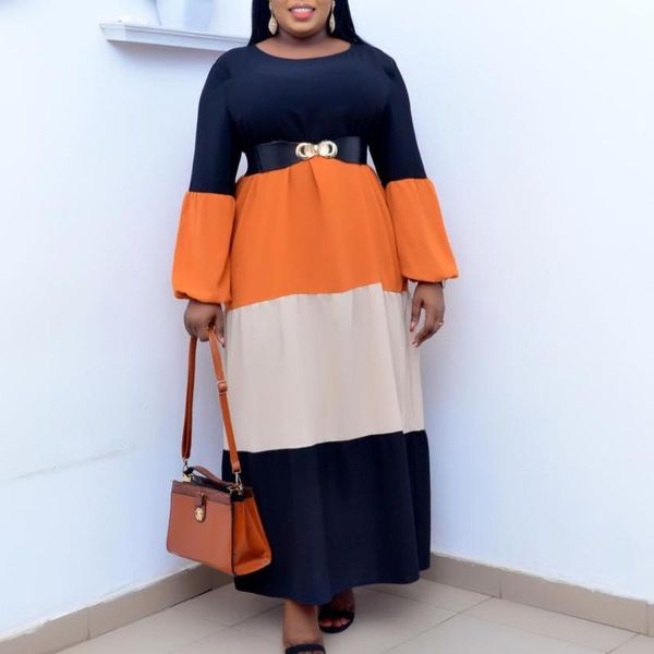 casual dresses women patchwork dress o neck long sleeves loose plus size ladies female gowns 2021 fashion midi clothing 4xl vestidos, Black;gray
casual dresses women patchwork dress o neck long sleeves loose plus size ladies female gowns 2021 fashion midi clothing 4xl vestidos, Black;gray