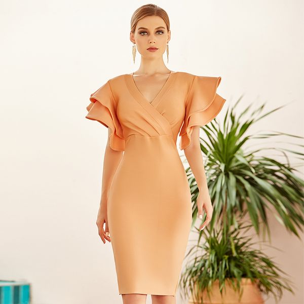 2021 new summer women short sleeve bandage ruffles club celebrity runway evening party dress vestidos 1c2v, Black;gray
2021 new summer women short sleeve bandage ruffles club celebrity runway evening party dress vestidos 1c2v, Black;gray