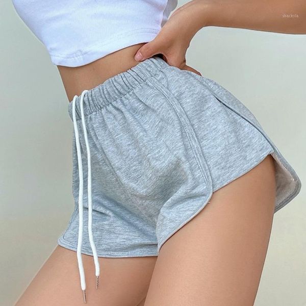 women's shorts kywommnz 2021 summer women sports fashion contrast color drawstring thin high waist loose casual pants e3007, White;black
women's shorts kywommnz 2021 summer women sports fashion contrast color drawstring thin high waist loose casual pants e3007, White;black