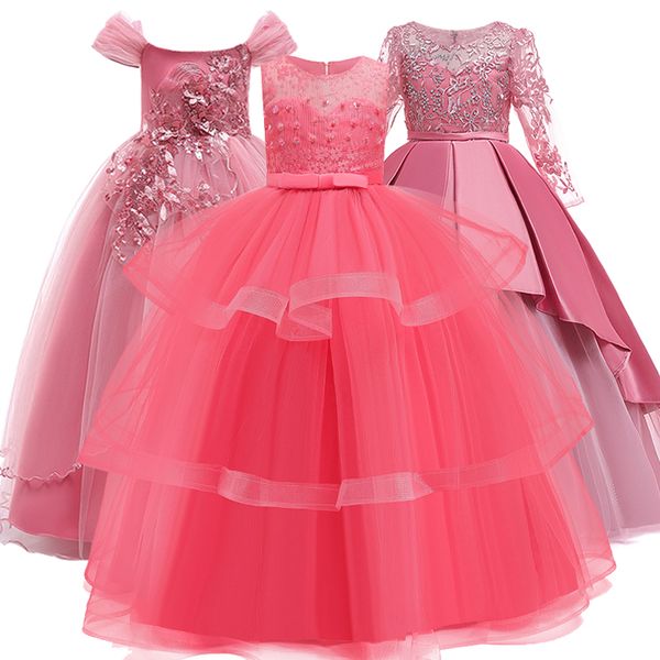princess flower girl dresses for wedding communion gown birthday party dress girl lace petal party long maxi banquet party dress, White;pink
princess flower girl dresses for wedding communion gown birthday party dress girl lace petal party long maxi banquet party dress, White;pink