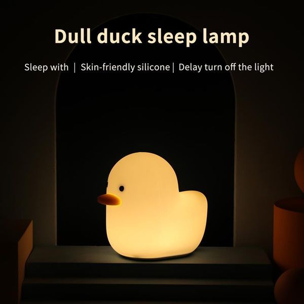 night lights duck sleep lamp usb rechargeable light silicone touch sensor bedroom bedside kids baby gift
night lights duck sleep lamp usb rechargeable light silicone touch sensor bedroom bedside kids baby gift