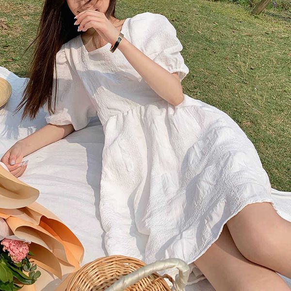 casual dresses square collar vingate white women korean short sleeve elegant office lady summer chic h683, Black;gray
casual dresses square collar vingate white women korean short sleeve elegant office lady summer chic h683, Black;gray