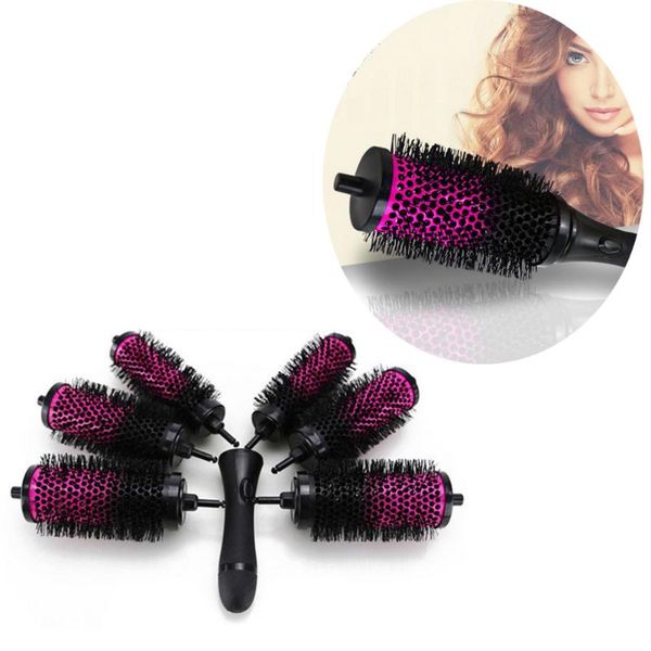 hair brushes 6pcs women brush comb set cushion base combs round vent compatible for wet or dry curling, Silver
hair brushes 6pcs women brush comb set cushion base combs round vent compatible for wet or dry curling, Silver