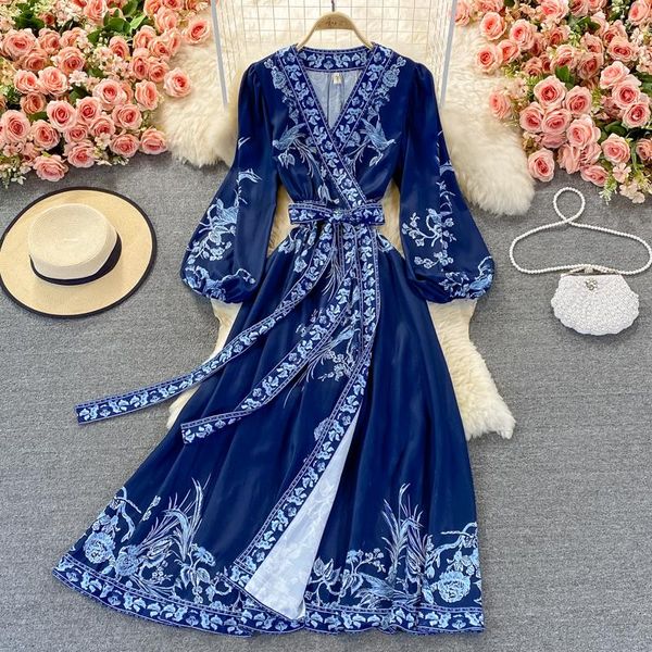 casual dresses autumn indie folk women blue printed long dress v-neck puff sleeve high waist flower a-line vestidos female robe 2021, Black;gray
casual dresses autumn indie folk women blue printed long dress v-neck puff sleeve high waist flower a-line vestidos female robe 2021, Black;gray